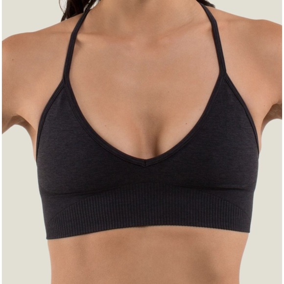 lululemon athletica Other - Lululemon Size 8 Ebb to Street Bra charcoal grey